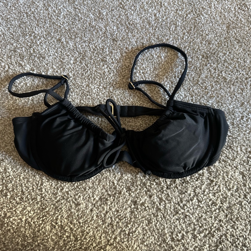 Xhilaration Elegant Black Bikini Top